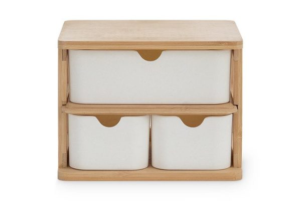 Органайзер MITTE Bamboo настольный 20x15x15 см