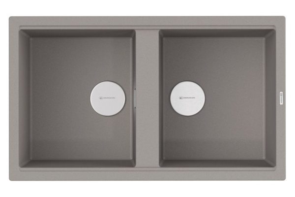 Мойка врезная OMOIKIRI Kitagawa 86-2-GR 4993491 86х51х20 см