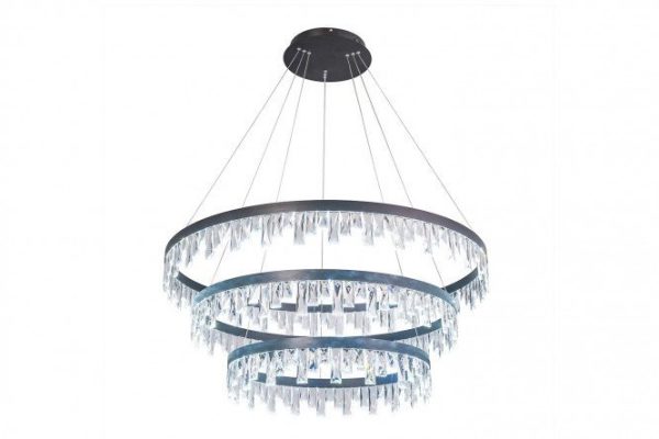 Люстра Eletto Celeste Nero 26 кв.м., LED, 100 см