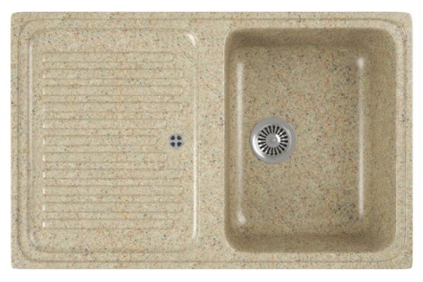 Мойка врезная с крылом GreenStone GRS-78 302 51х78х17 см