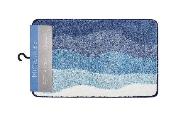 Коврик для ванной комнаты MICASA Giardin 50x80 см, Микрофибра