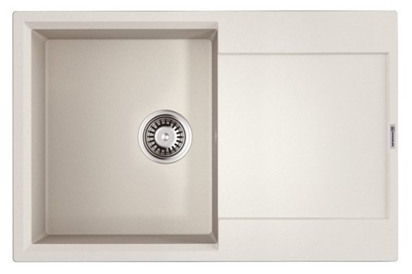 Мойка врезная с крылом OMOIKIRI Daisen 78T-WH 4993522 78х51х23 см