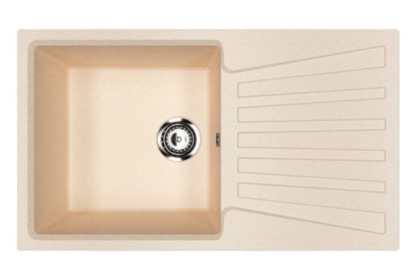 Мойка врезная с крылом ULGRAN u-703 328 83х48х19 см