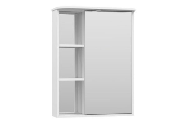 Зеркало-шкаф Венера 60 П-Внр04060-01СвП с LED-подсветкой 60х80х25 см, Правый