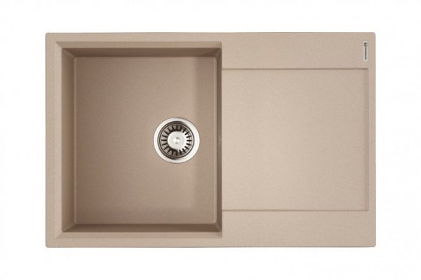 Мойка врезная с крылом OMOIKIRI Daisen 78-SA 4993418, бежевый 78х51х19 см