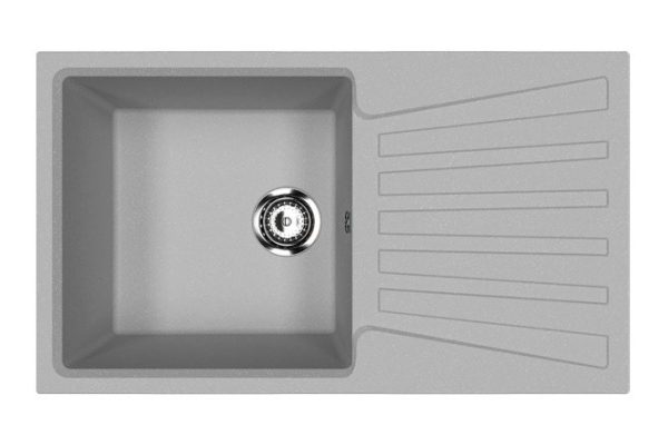 Мойка врезная с крылом ULGRAN u-703 342 83х48х19 см