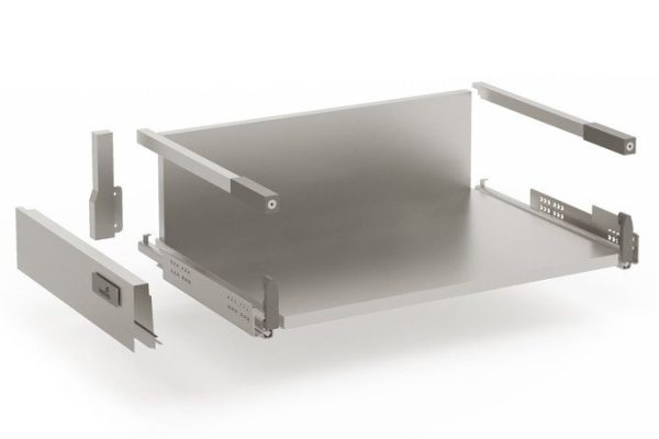 Выдвижной ящик высокий шкафа с push to open полного выдвижения Hettich InnoTech 56.8х14.4х47 см