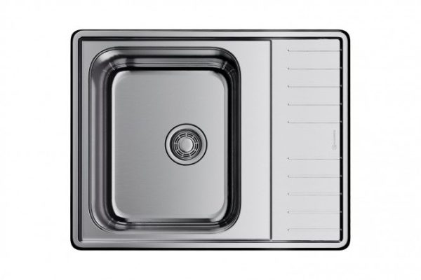 Мойка врезная с крылом OMOIKIRI Sagami 63-IN 4993732, нержавеющая сталь 63х50х18 см