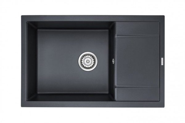 Мойка врезная с крылом PAULMARK Verlass PM317850-BLM 78х50х20 см
