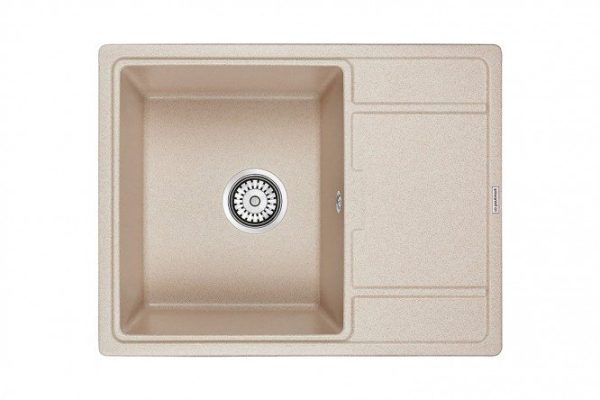Мойка врезная с крылом PAULMARK Weimar PM216550-BE 65х50х20 см