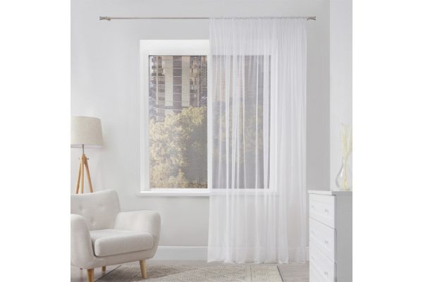 Тюль ESTUDI BLANCO Tendril 300х280 см, 1 шт., цвет белый