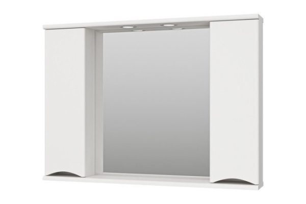 Зеркало-шкаф Элвис 105 П-Элв-01105-011 c LED-подсветкой 103х74.2х15 см, Универсальный