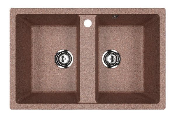 Мойка врезная ULGRAN u-608 307 77х50х19 см