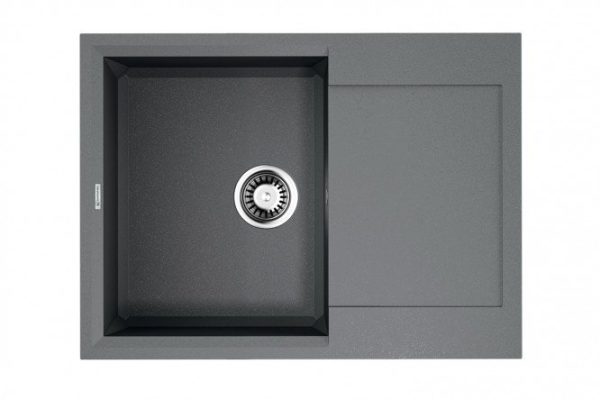 Мойка врезная с крылом OMOIKIRI Sakaime 68-GR 4993545, серый 68х50х19 см