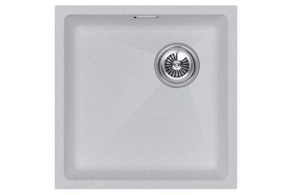 Мойка врезная PAULMARK Lumi 45UNI-SKEW IT-GRANIT LU45SK-WH 45.5х44х21 см