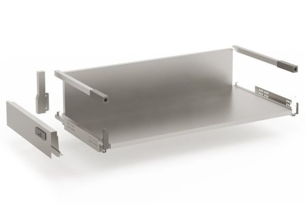 Выдвижной ящик высокий шкафа с push to open полного выдвижения Hettich InnoTech 76.8х14.4х47 см