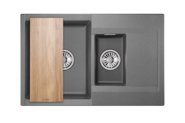 Мойка врезная GRANULA Estetica 7808 с крылом 78х50х22 см