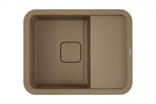 Мойка врезная с крылом OMOIKIRI Tasogare 65-CA 4993486, карамель 65х51х19 см