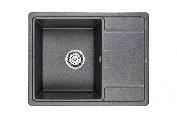 Мойка врезная с крылом PAULMARK Weimar PM216550-DG 65х50х20 см