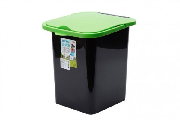 Контейнер для мусора Пуро 29.5x35x34.5 см, 18 л