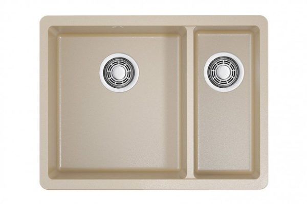 Мойка врезная OMOIKIRI Kata 55-2-U-SA 4993421, бежевый 55х42х20 см
