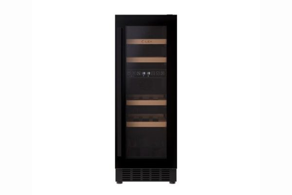 Винный шкаф LEX LWD3017BL dual zone, чёрный
