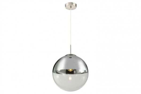 Светильник подвесной TOPLIGHT Glass хром 2 кв.м., 25х120х25 см, E27