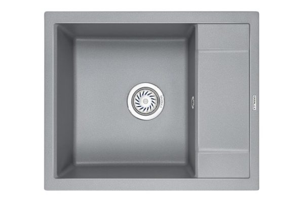 Мойка врезная с крылом GRANULA 6002 60х50х20 см