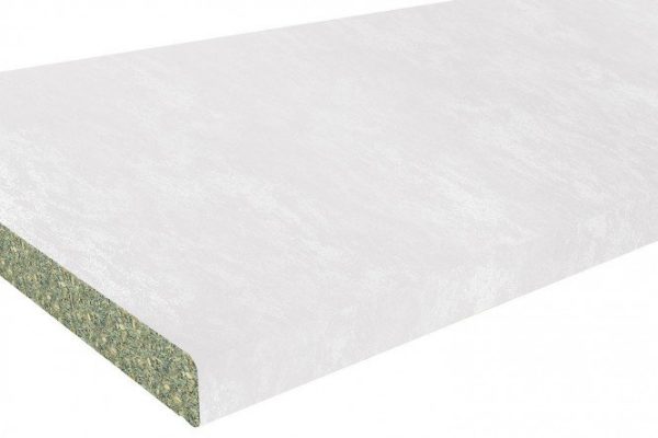 Столешница Керамика белая 300х60х3.8 см