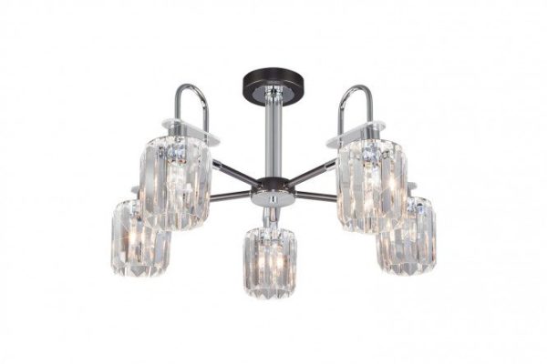 Люстра EUROSVET Tenia 23 кв.м., 63x34x63 см, E14