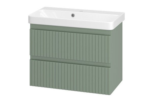 Тумба подвесная Victory 70 VIC-09070-0802Я с 2 ящиками 70 см, цвет каркаса зелёный, фасада зелёный