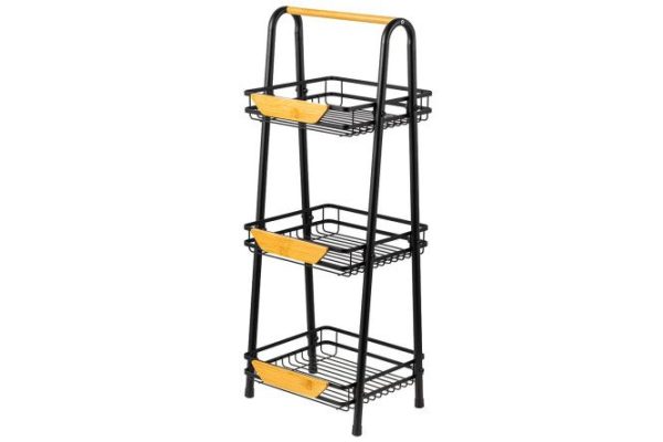 Этажерка 3-ярусная BERKRAFT Malmo 30x78x26 см