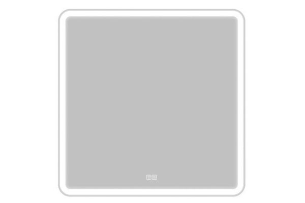 Зеркало с подсветкой SPC-MAR-800-800-LED-TCH-WARM с подогревом 80х80х3 см