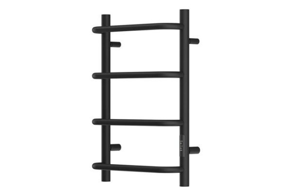 Полотенцесушитель электрический POINT Ника П4, черный PN08846B 43.2х60х13.6 см