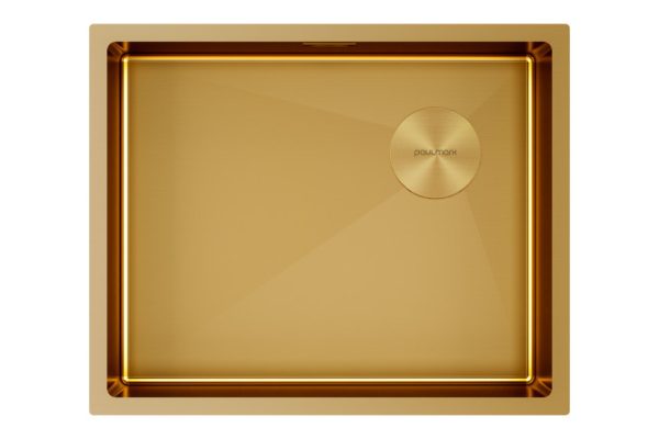 Мойка врезная PAULMARK Next-Skew 54 UNI PM885444-BG 54х44х20 см