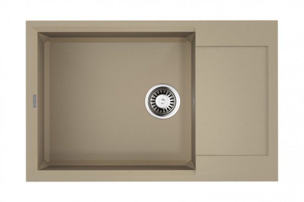 Мойка врезная с крылом OMOIKIRI Sakaime 78-LB-CH 4993905, шампань 78х50х20 см