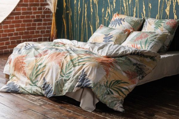 Комплект постельного белья Fern Хлопок 148х215 см, 1,5 спальный