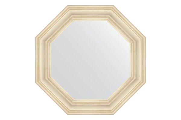 Зеркало настенное в багетной раме EVOFORM Octagon BY 3821, травленое серебро 69.2х69.2 см