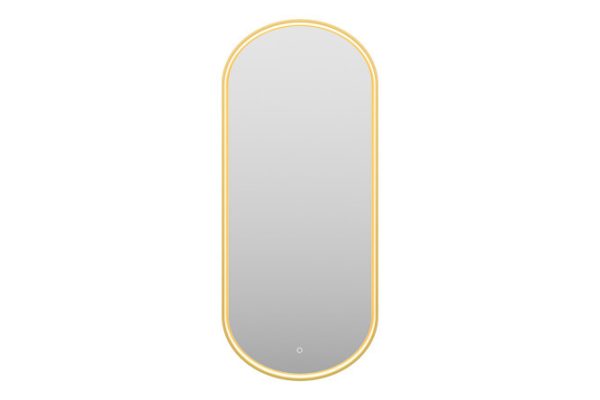 Зеркало с LED-подсветкой Saturn SAT-Dro1-050-gold 50х115х5 см