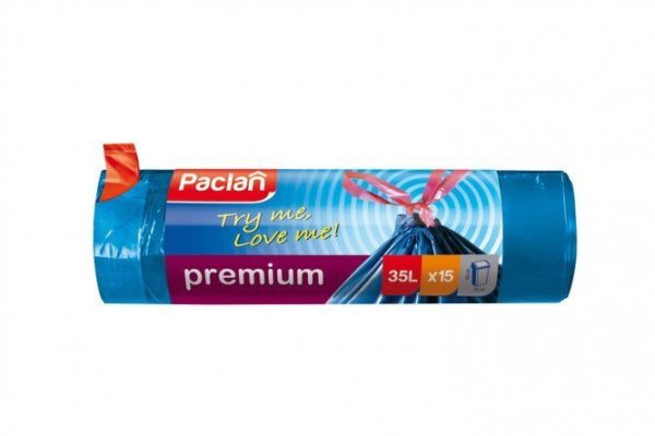 Мешки для мусора с тесьмой Premium