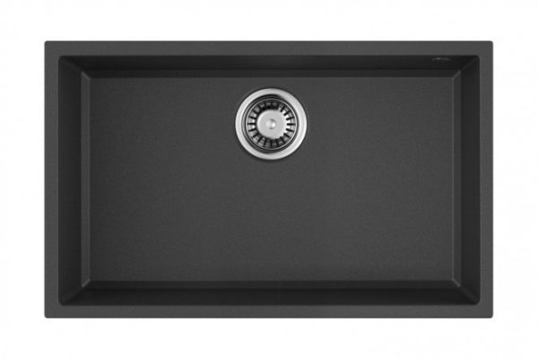 Мойка врезная OMOIKIRI Tedori 66-U-BL 4993972, чёрный 66х42х20 см