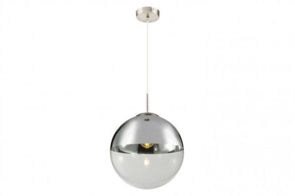 Светильник подвесной TOPLIGHT Glass хром 2 кв.м., 15х120х15 см, E27