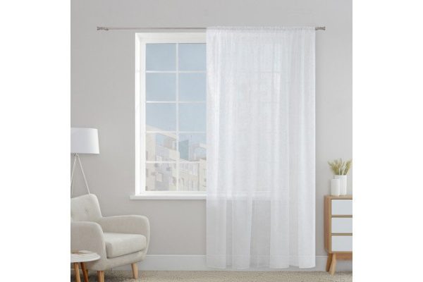 Тюль ESTUDI BLANCO Allegra 300х260 см, цвет белый/зелёный