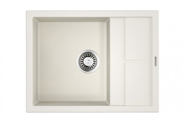 Мойка врезная с крылом OMOIKIRI Sumi 65-WH 4993673, белый 65х50х20 см