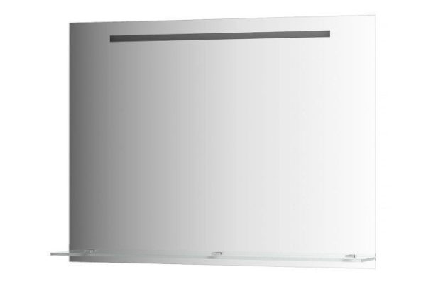 Зеркало настенное EVOFORM Ledline-S c полочкой и встроенным LED-светильником, BY 2158 100х75 см