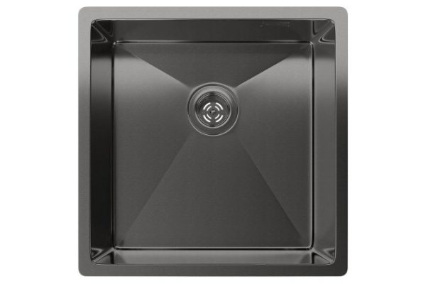 Мойка врезная Rinox 4444 UN PVD black 44х44х20 см