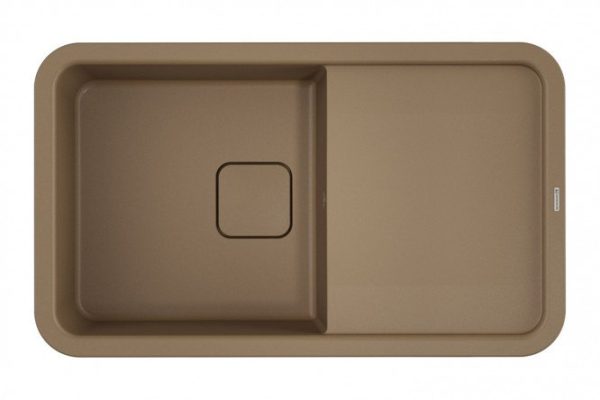 Мойка врезная с крылом OMOIKIRI Tasogare 86-CA 4993458, карамель 86х51х19 см