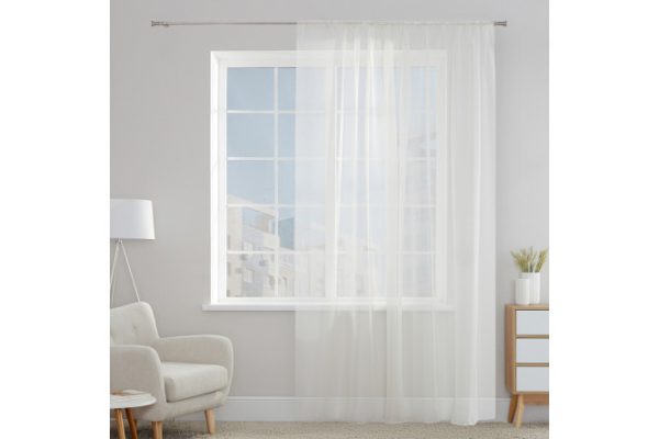 Тюль MICASA Vera 300х280 см, 1 шт., цвет кремовый