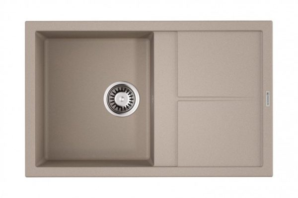Мойка врезная с крылом OMOIKIRI Sumi 79-SA 4993664, бежевый 79х50х20 см