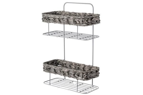 Полка 2-ярусная BERKRAFT Scandy 28x45x12 см